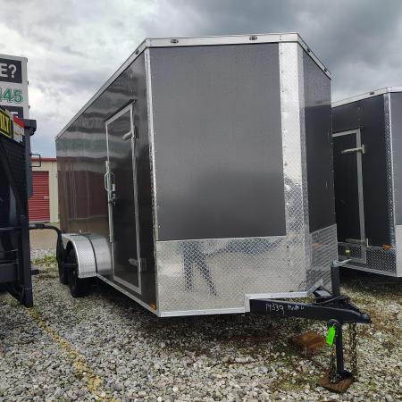 New 2026 Cynergy 2 7x16 TA Cargo/Enclosed Trailer, 7' Interior Height, 3.5K Axles, .080 Polycore Exterior Cargo / Enclosed Trailer