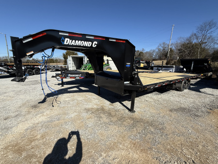New 2026 Diamond C Trailers DET 210GN Tilt Trailer, HYD JACKS, 23K GVWR, LITHIUM BATTERY, WIRELESS REMOTE