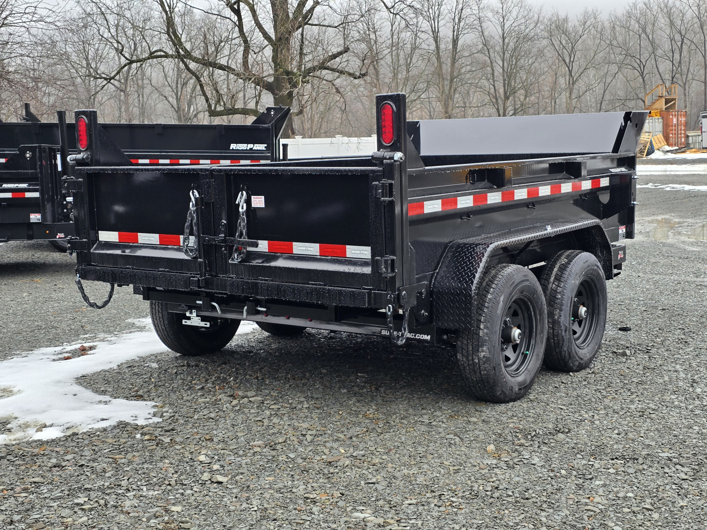 New 2026 Sure-Trac 6x10 10K Dump Trailer- Ramps- Combo Gate- Spare Tire Carrier- Stake Pockets- Integrated Tarp Mount