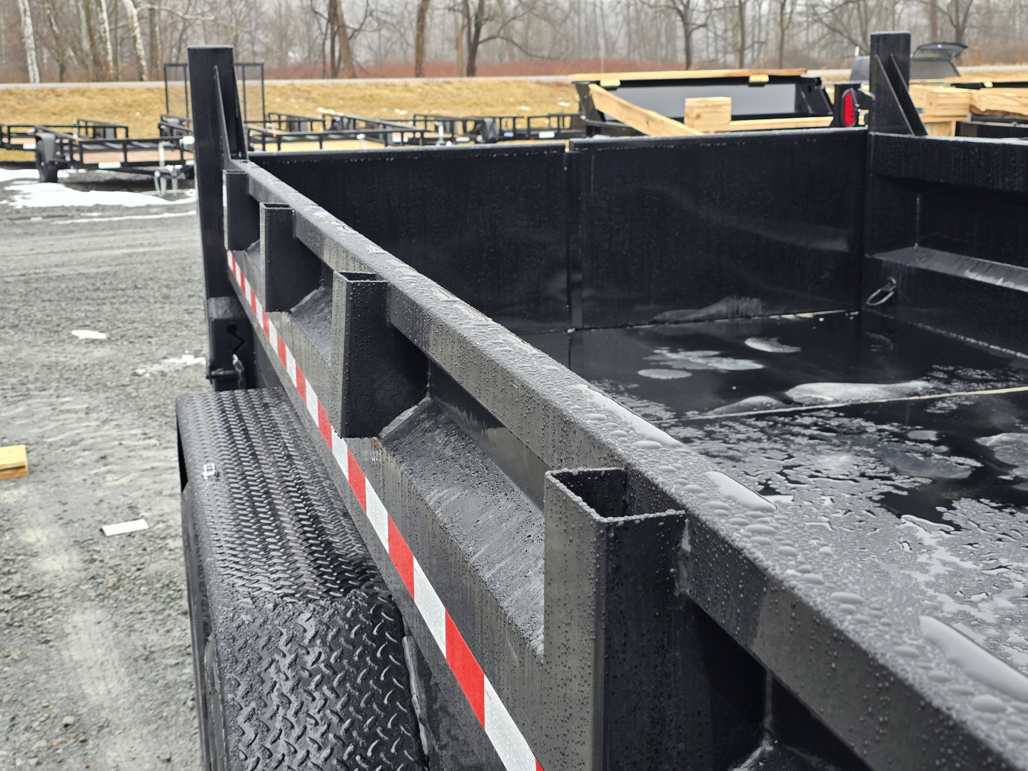 New 2026 Sure-Trac 7x14 14K Dump Trailer- Ramps- Combo Gate- Spare Tire Carrier- Stake Pockets- Integrated Tarp