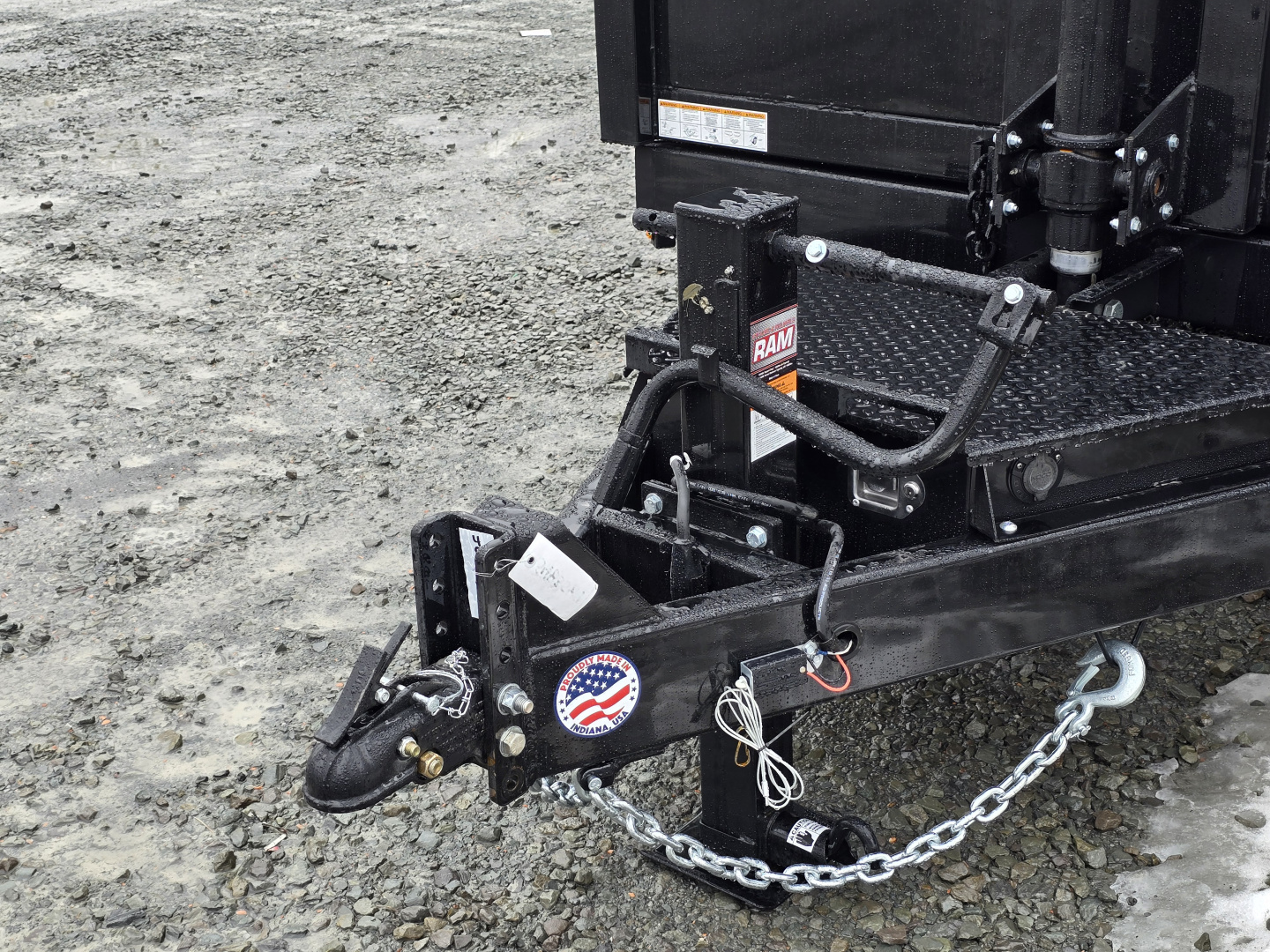 New 2026 Sure-Trac 7x14 14K Dump Trailer- Ramps- Combo Gate- Spare Tire Carrier- Stake Pockets- Integrated Tarp