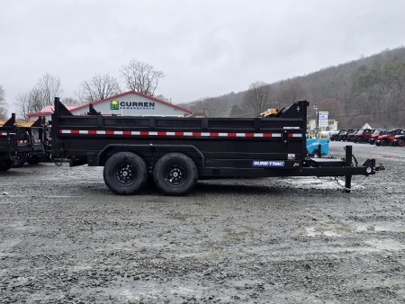 New 2026 Sure-Trac 7x14 14K Dump Trailer- Ramps- Combo Gate- Spare Tire Carrier- Stake Pockets- Integrated Tarp