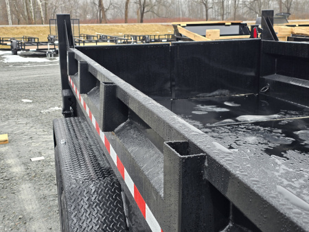 New 2026 Sure-Trac 7x14 14K Dump Trailer- Ramps- Combo Gate- Spare Tire Carrier- Stake Pockets- Integrated Tarp