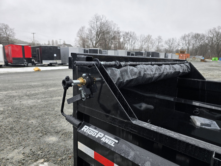 New 2026 Sure-Trac 7x14 14K Dump Trailer- Ramps- Combo Gate- Spare Tire Carrier- Stake Pockets- Integrated Tarp