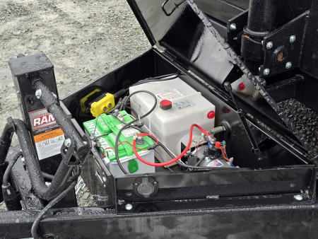 New 2026 Sure-Trac 7x14 14K Dump Trailer- Ramps- Combo Gate- Spare Tire Carrier- Stake Pockets- Integrated Tarp