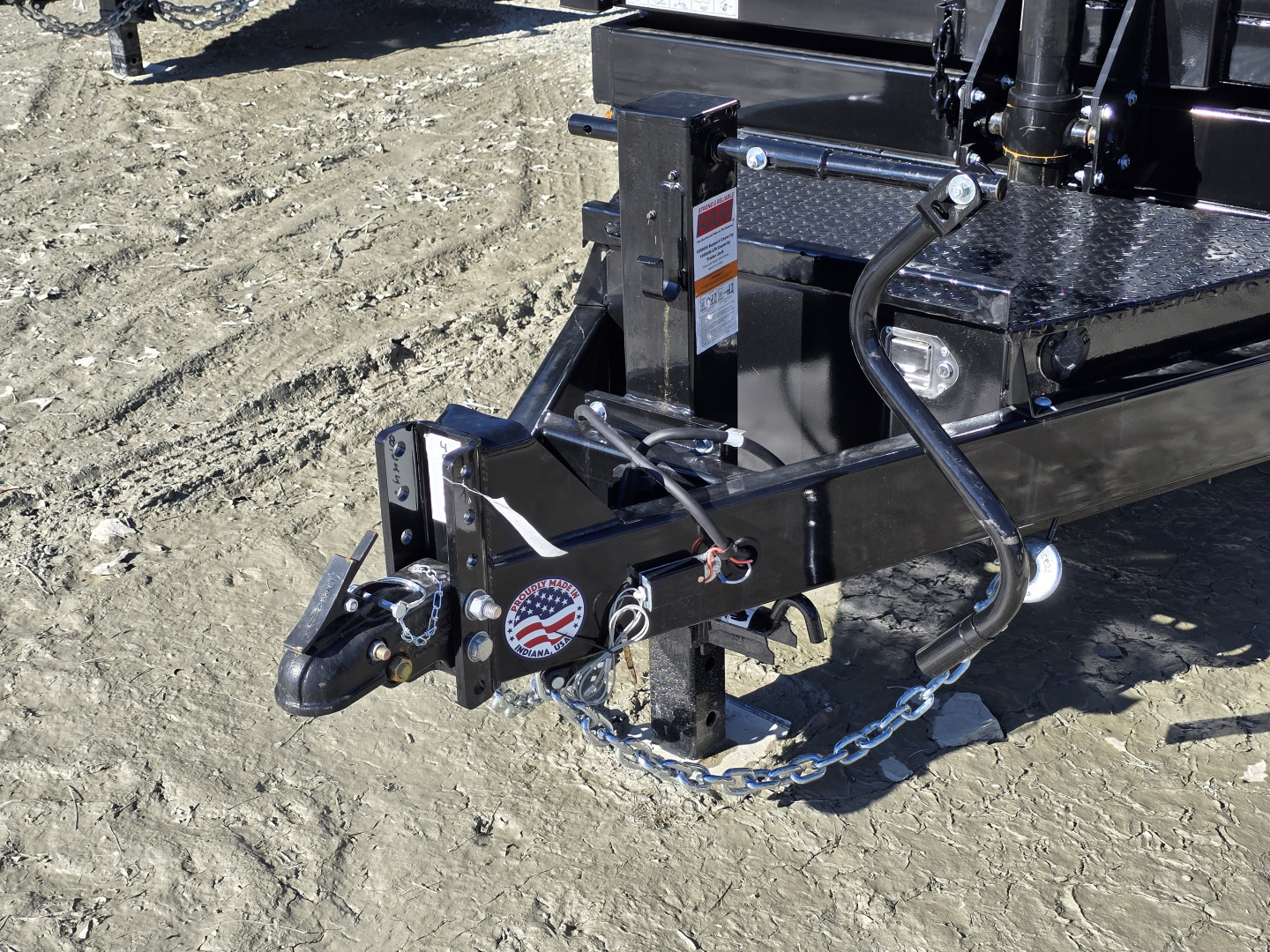 New 2026 Sure-Trac 7x16 14K Dump Trailer- Combo Gate- Tarp Kit- Telescopic Ram- Ramps- Adjustable Coupler- Stake Pockets