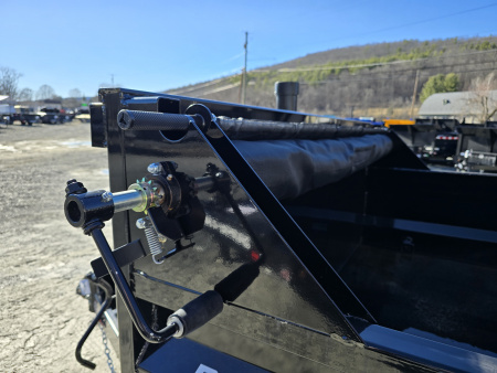 New 2026 Sure-Trac 7x16 14K Dump Trailer- Combo Gate- Tarp Kit- Telescopic Ram- Ramps- Adjustable Coupler- Stake Pockets