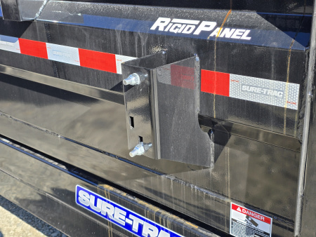 New 2026 Sure-Trac 7x16 14K Dump Trailer- Combo Gate- Tarp Kit- Telescopic Ram- Ramps- Adjustable Coupler- Stake Pockets