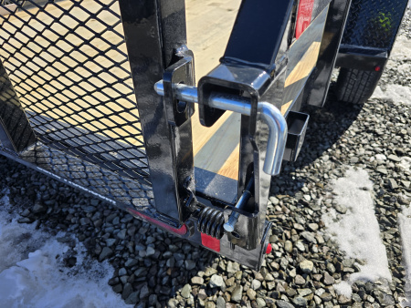 New 2026 Sure-Trac 6x12 3K Tube Top Utility Trailer- Fold Flat Ramp- Self Retained Gate Pin- Spare Tire Mount