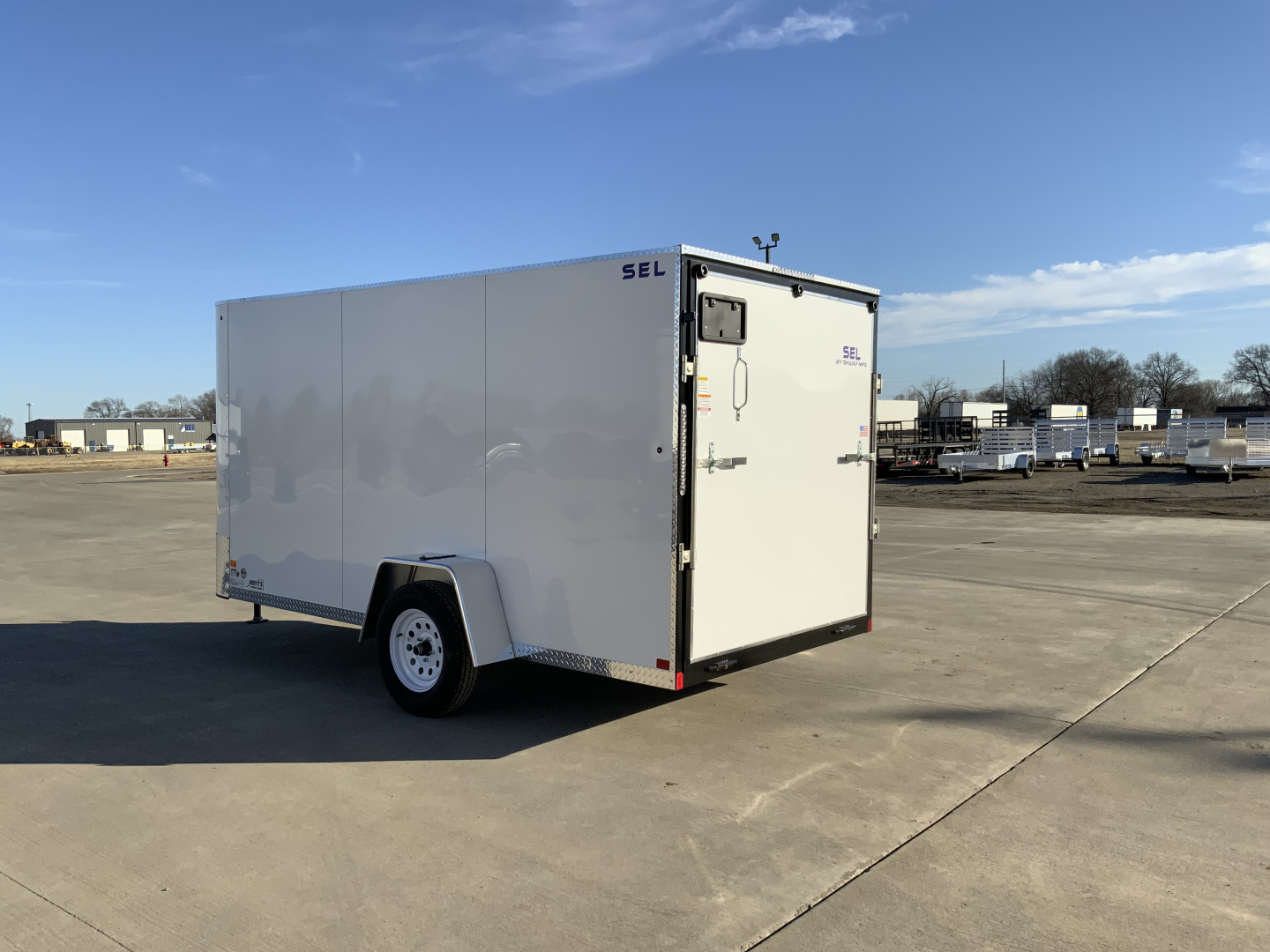 New 2026 Sharp Manufacturing SEL 6 X 12 Cargo / Enclosed Trailer