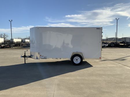 New 2026 Sharp Manufacturing SEL 6 X 12 Cargo / Enclosed Trailer