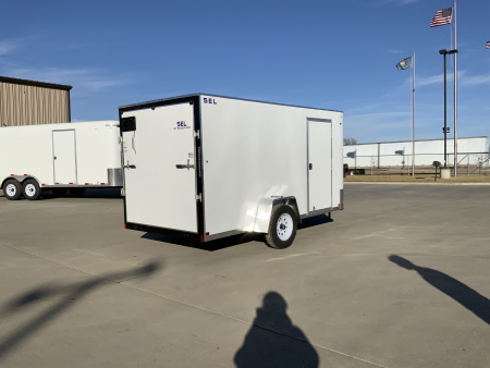 New 2026 Sharp Manufacturing SEL 6 X 12 Cargo / Enclosed Trailer
