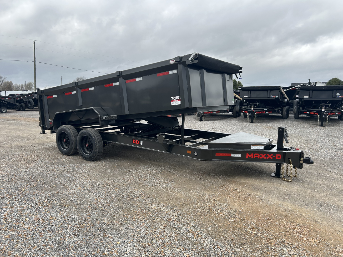 New 2026 MAXXD Dump Trailer | 83" x 16' | 17.5K GVWR