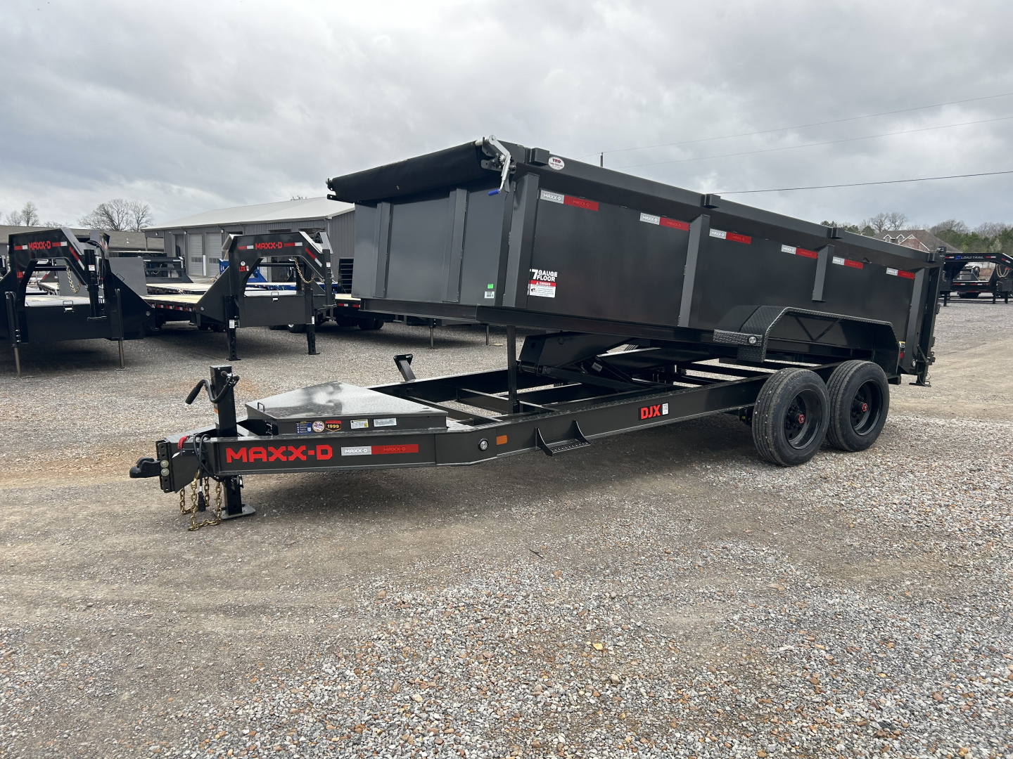 New 2026 MAXXD Dump Trailer | 83" x 16' | 17.5K GVWR