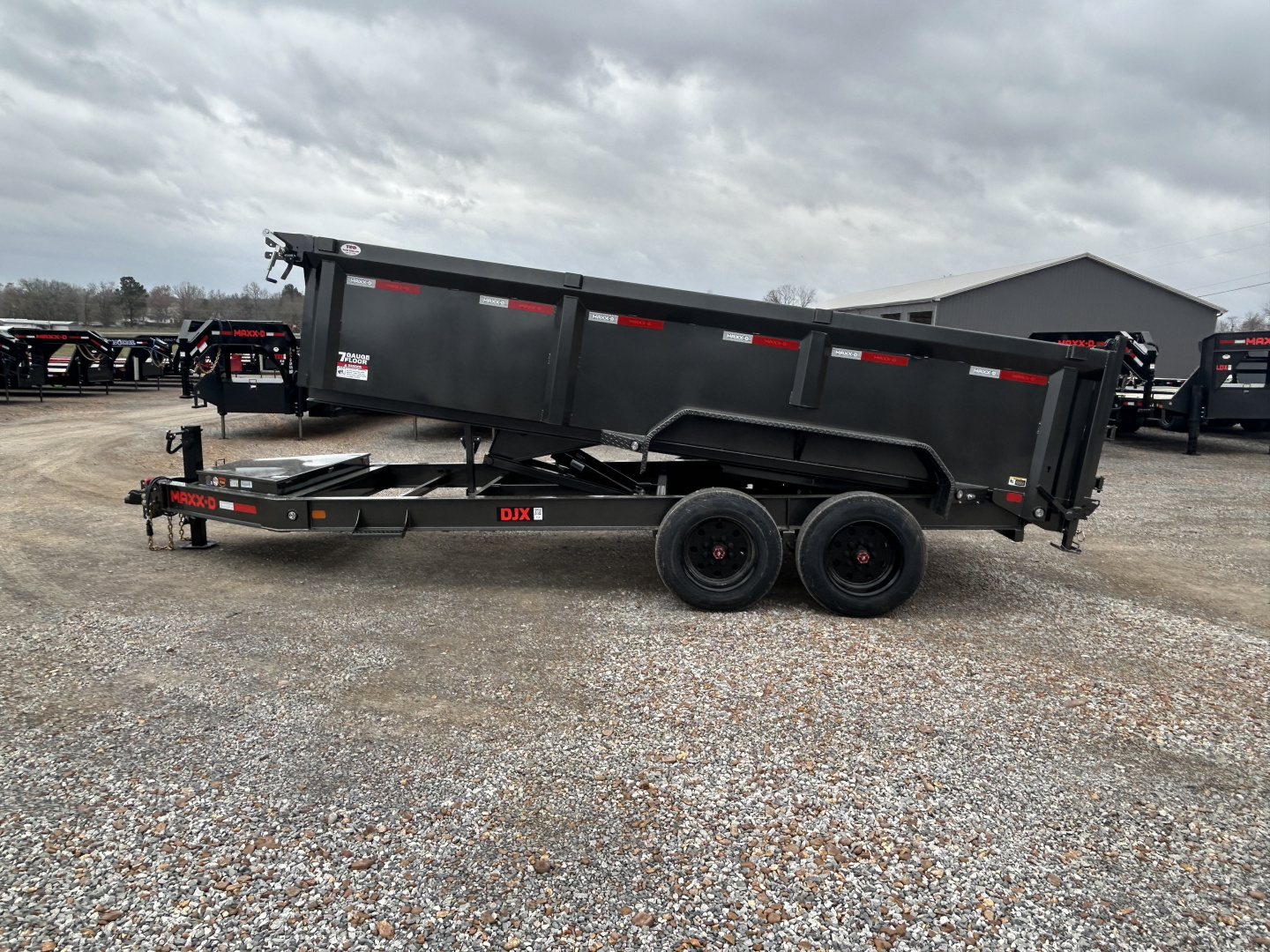 New 2026 MAXXD Dump Trailer | 83" x 16' | 17.5K GVWR