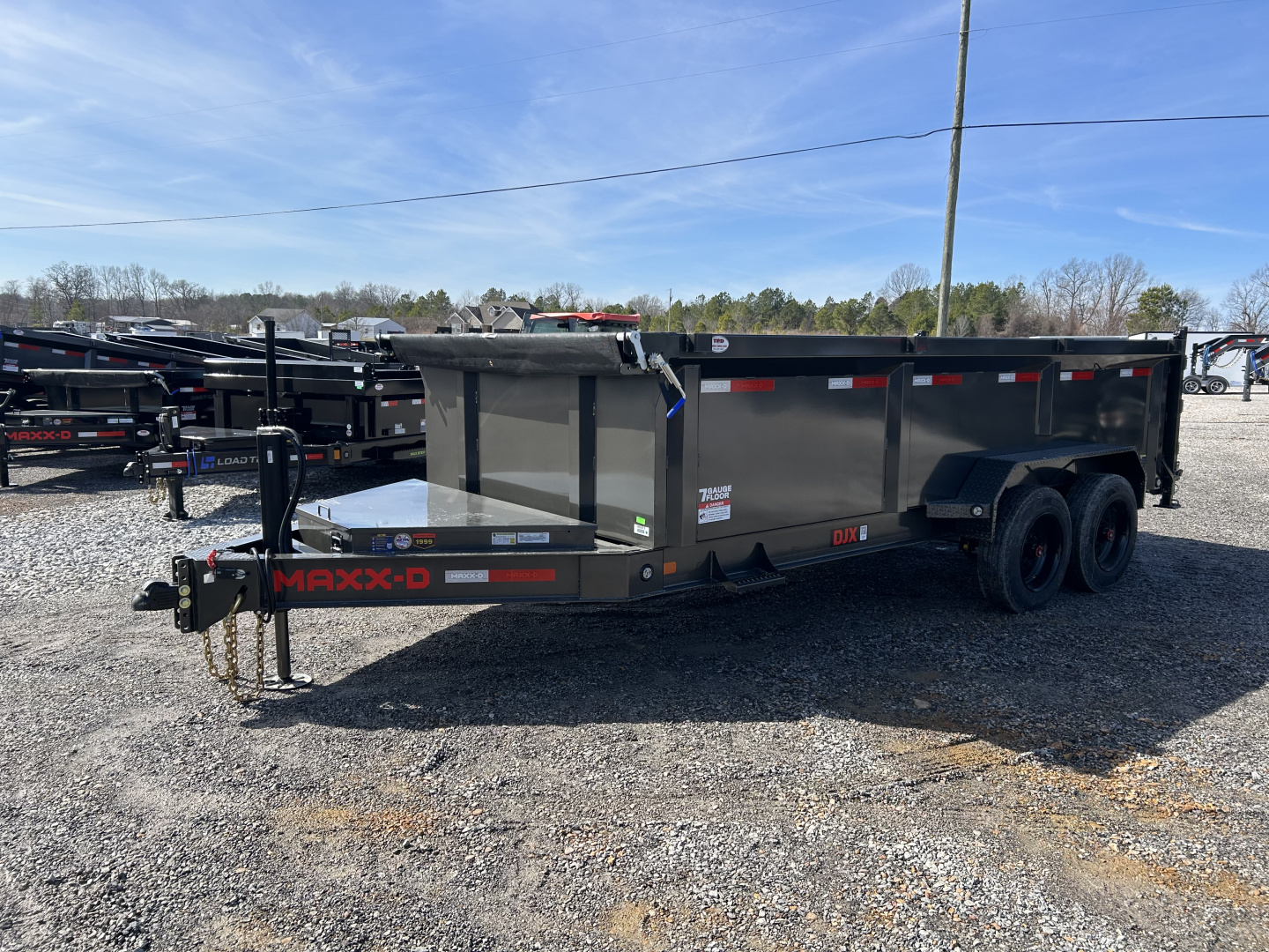 New 2026 MAXXD Dump Trailer | 83" x 16' | 17.5K GVWR