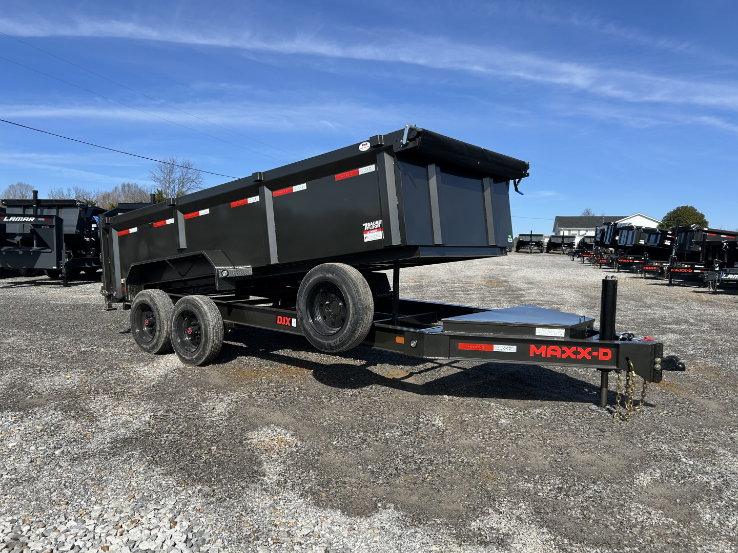 New 2026 MAXXD Dump Trailer | 83" x 16' | 17.5K GVWR