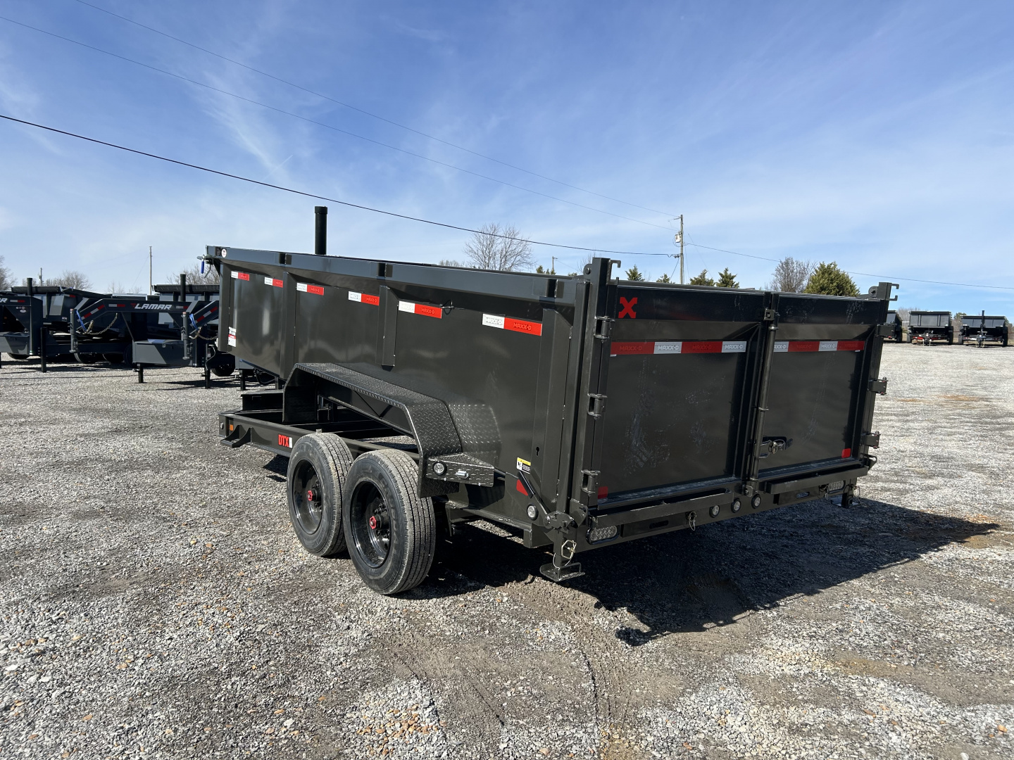 New 2026 MAXXD Dump Trailer | 83" x 16' | 17.5K GVWR