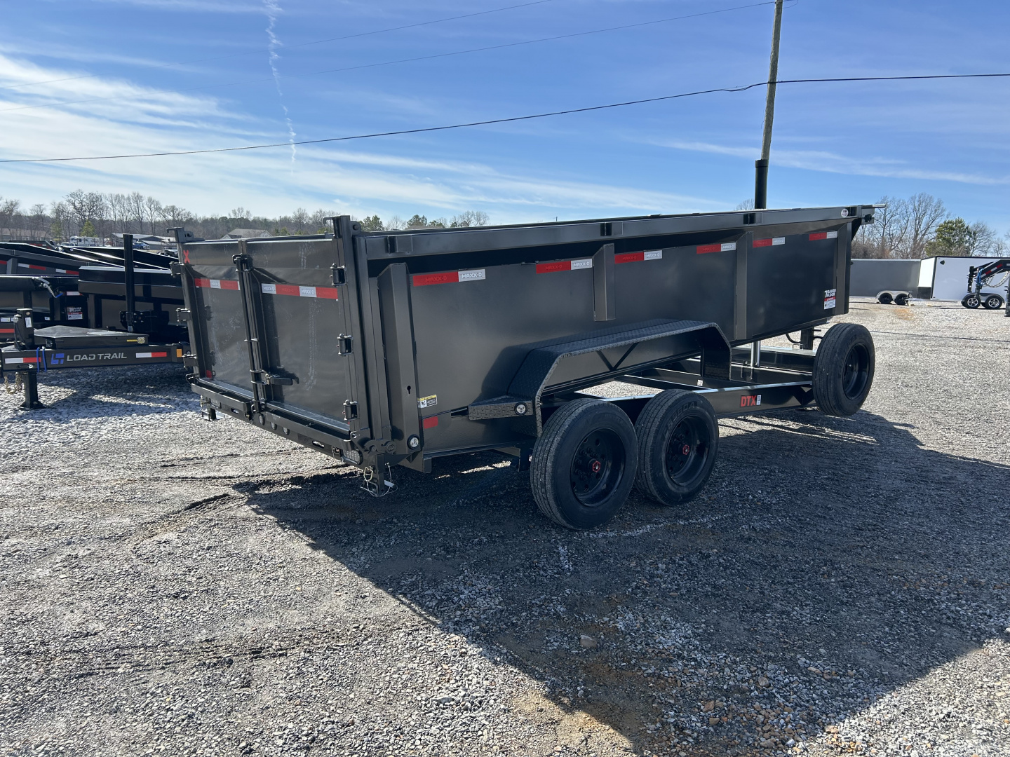 New 2026 MAXXD Dump Trailer | 83" x 16' | 17.5K GVWR
