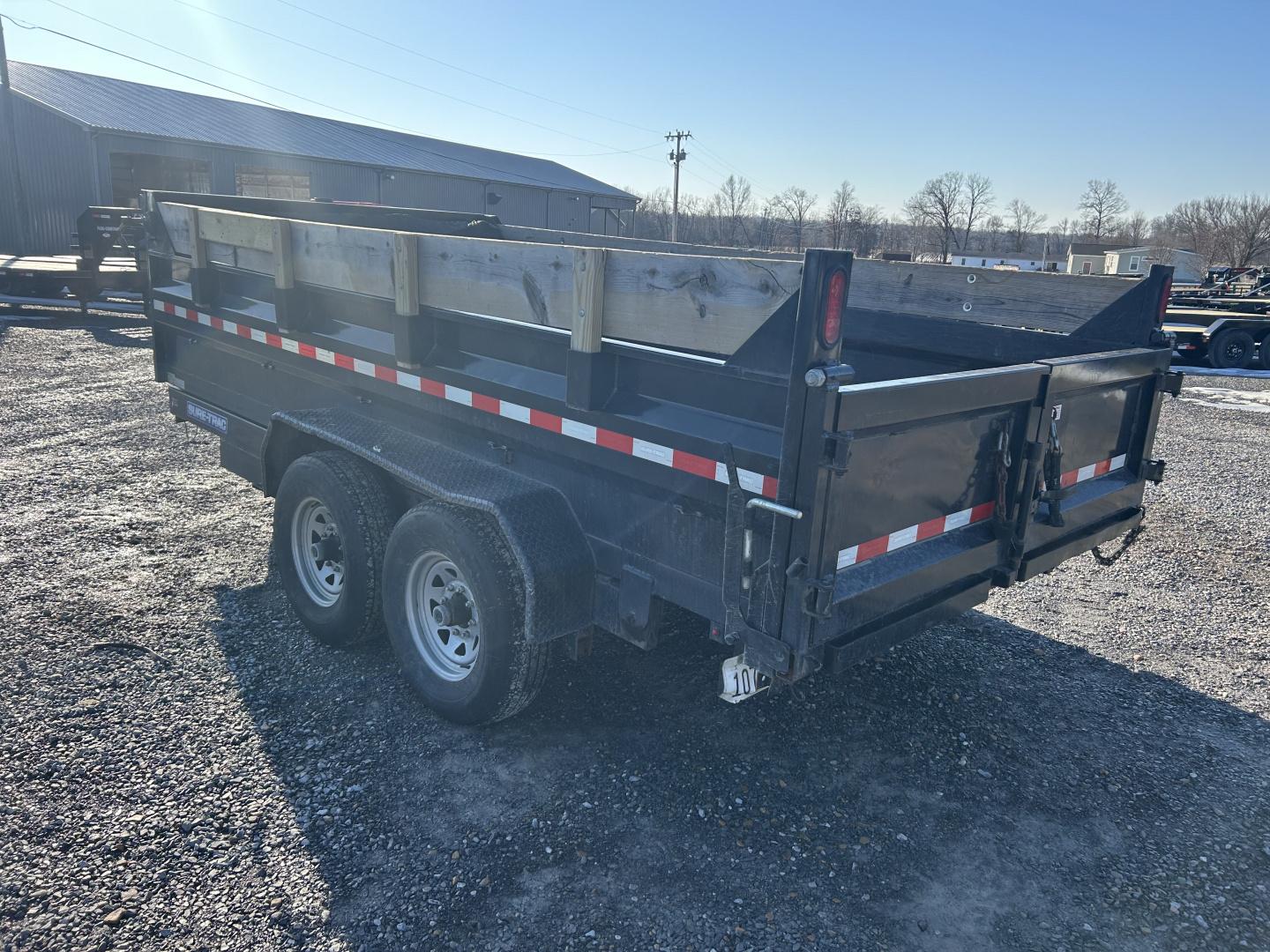 Used 2019 Sure-Trac 83"x14' 14k Dump Trailer