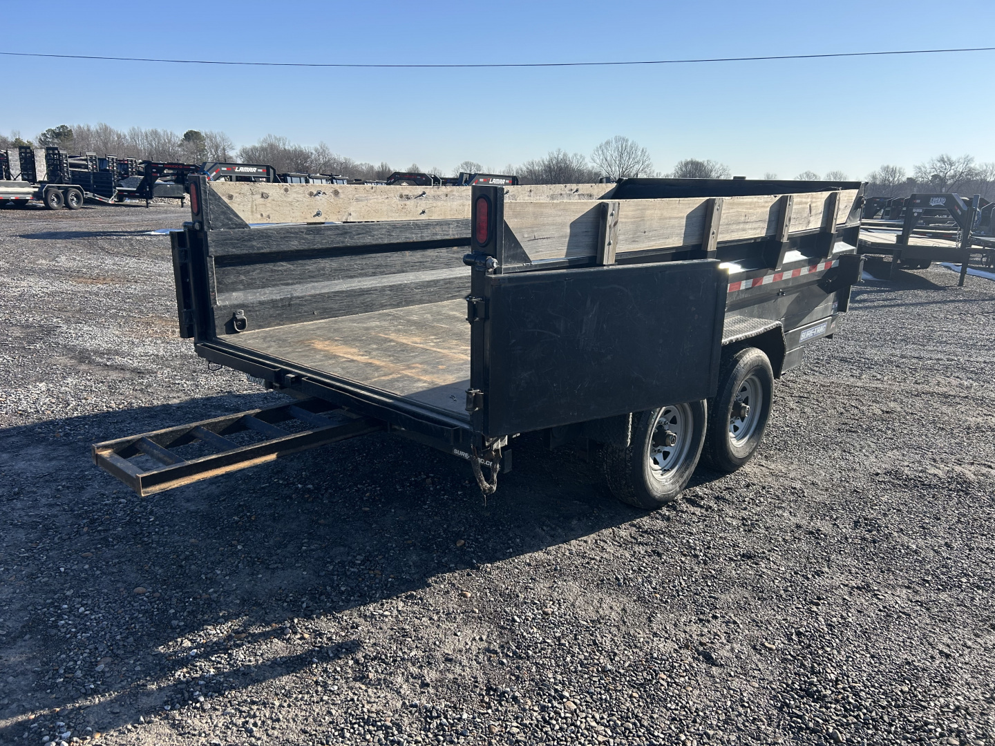 Used 2019 Sure-Trac 83"x14' 14k Dump Trailer