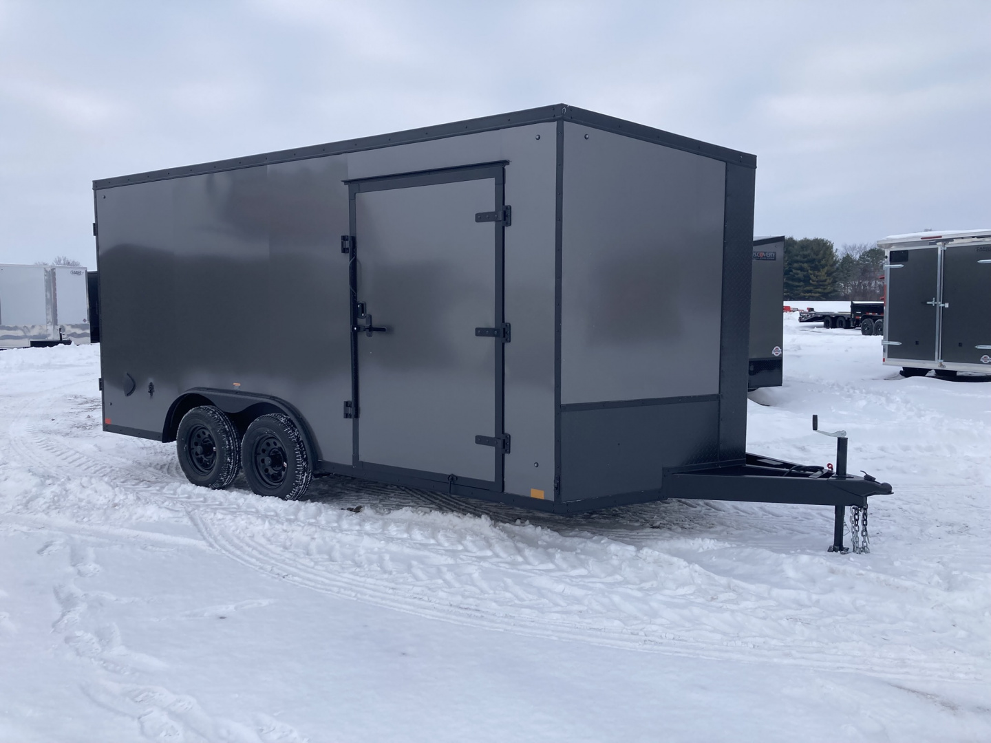 New 2026 Discovery 8.5x16 Cargo Trailer - Rear Double Doors