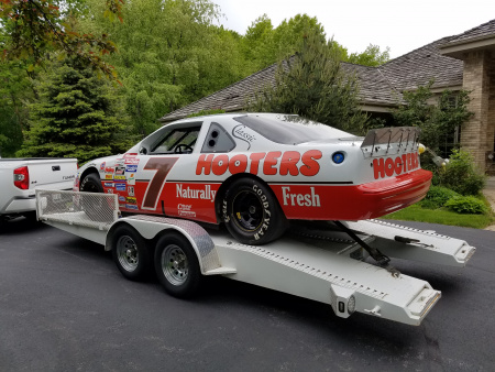 Used 2003 Imperial Trailer 7K, 19' x 82  Deluxe w/ E-Track, Toolbox and Winch. Car Hauler