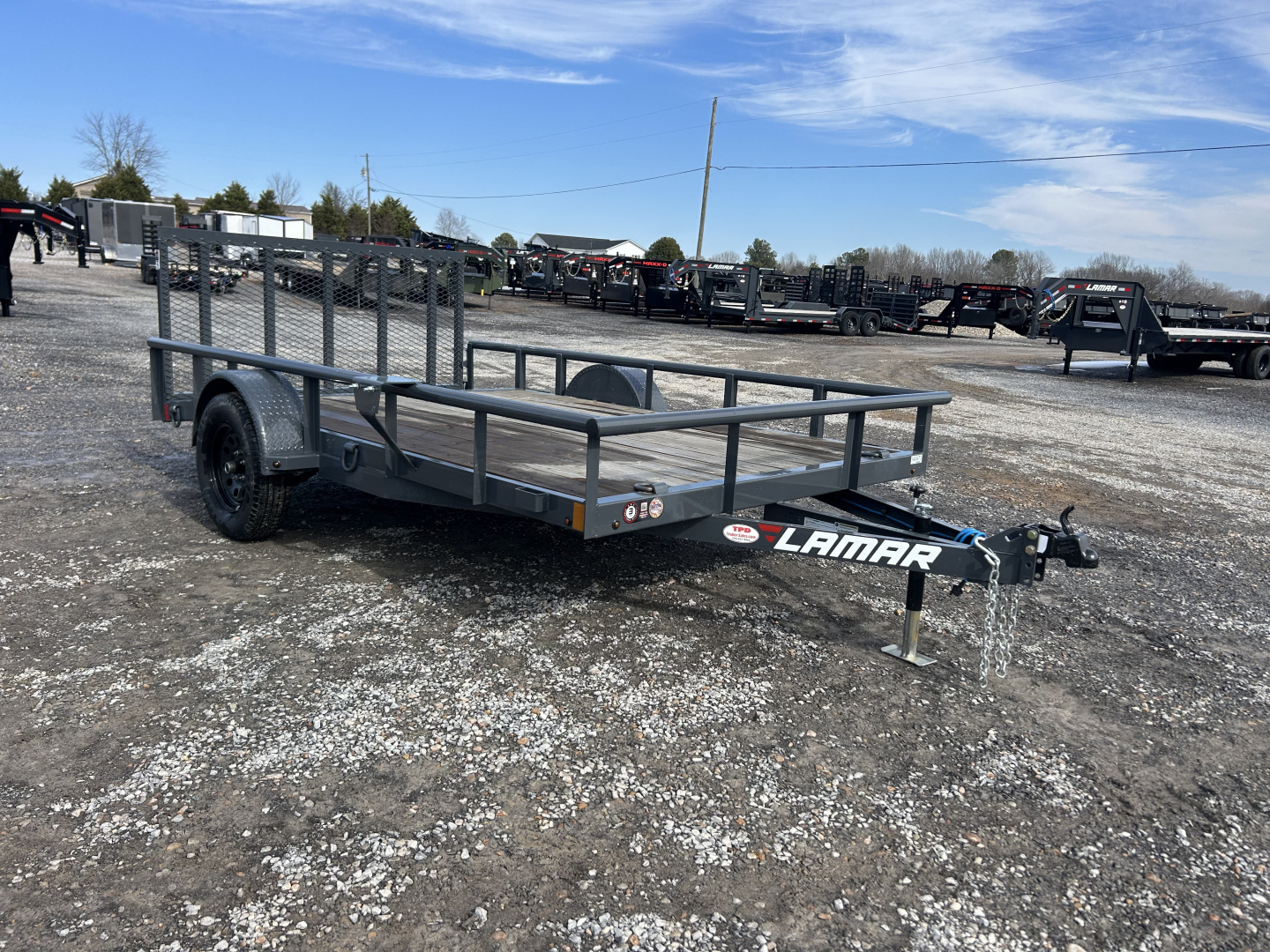 Used 2026 Lamar Utility Trailer | 83" x 12' | 3k GVWR