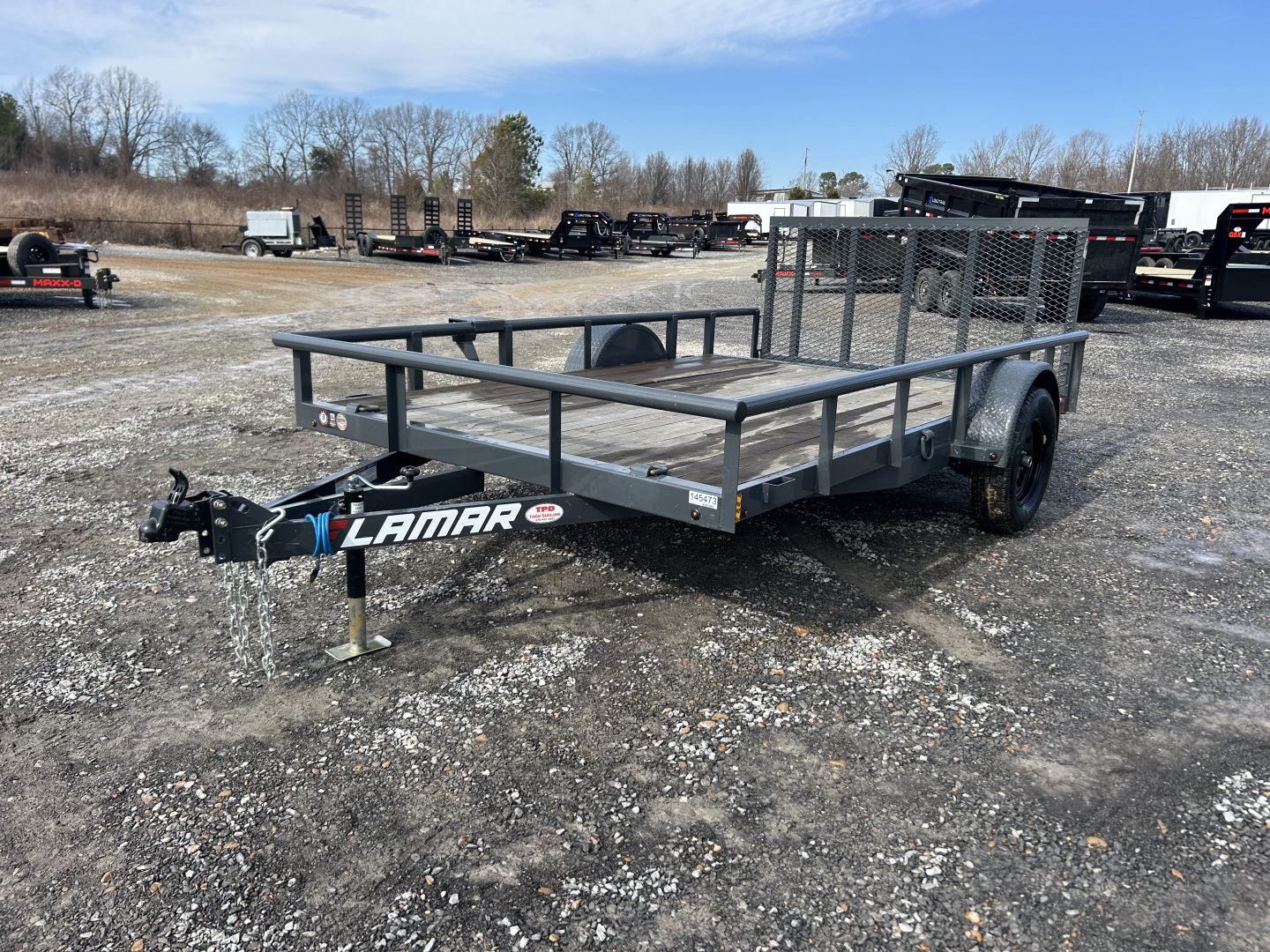 Used 2026 Lamar Utility Trailer | 83" x 12' | 3k GVWR