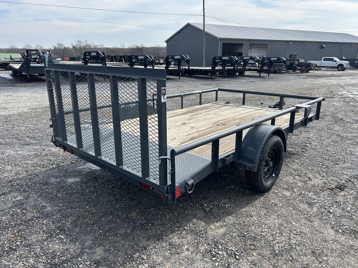 Used 2026 Lamar Utility Trailer | 83" x 12' | 3k GVWR