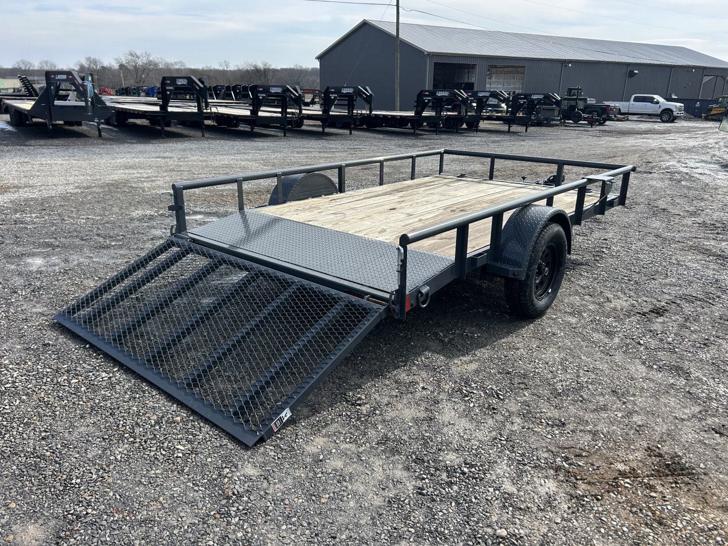 Used 2026 Lamar Utility Trailer | 83" x 12' | 3k GVWR