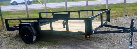 New 2027 Quality Steel and Aluminum 74x12 SA Utility Trailer Utility Trailer