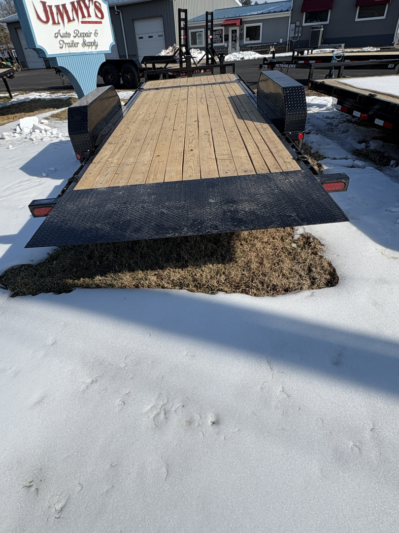 New 2026 PJ Trailers 20'x6"Channel Equipment Tilt Trailer