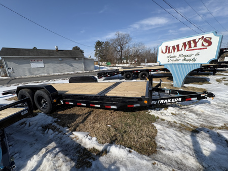 New 2026 PJ Trailers 20'x6"Channel Equipment Tilt Trailer