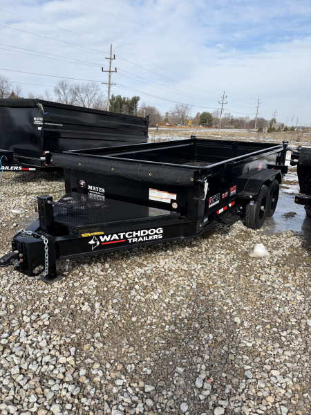 New 2026 Watchdog Trailers PS-14TA7 Dump Trailer 83X14 TA 24  SIDES  (GVW:14000) BLACK