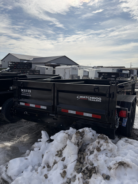 New 2026 Watchdog Trailers PS-14TA7 Dump Trailer 83X14 TA 24" SIDES  (GVW:14000) BLACK
