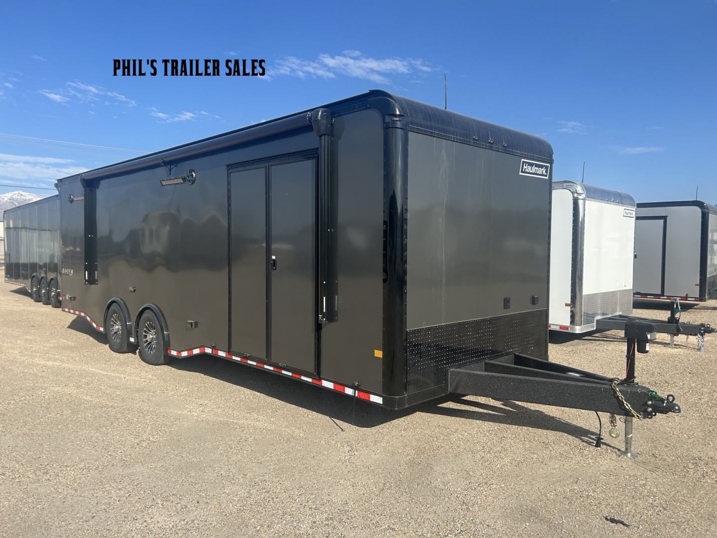 New 2026 Haulmark 8.5X28 ELECTRIC AWNING, ELECTRIC JACK & AC! Car / Racing Trailer DELIVERY OUT OF UTAH!!