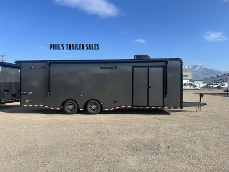 New 2026 Haulmark 8.5X28 ELECTRIC AWNING, ELECTRIC JACK & AC! Car / Racing Trailer DELIVERY OUT OF UTAH!!