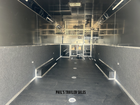 New 2026 Haulmark 8.5X28 ELECTRIC AWNING, ELECTRIC JACK & AC! Car / Racing Trailer DELIVERY OUT OF UTAH!!