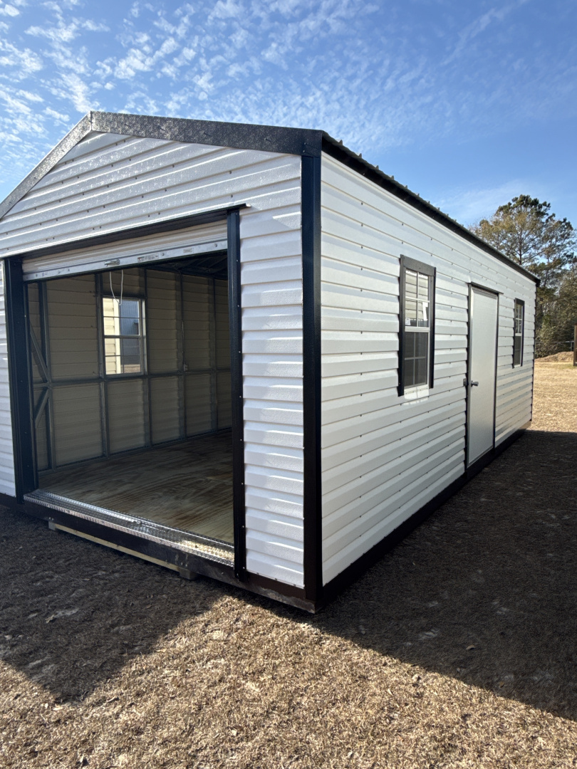 New 2026 Lark 12X24 LAPSIDER GARAGE Steel Frame Shed