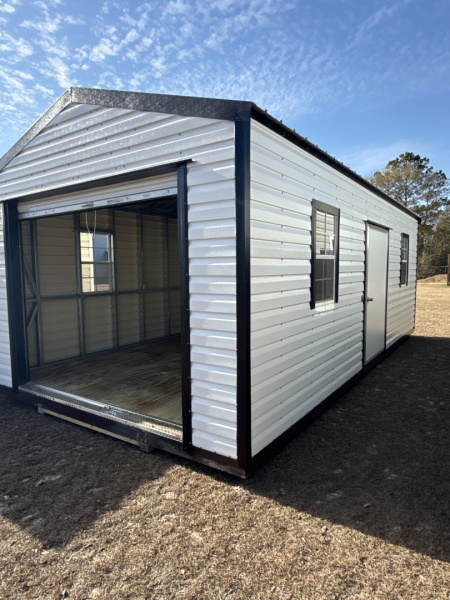New 2026 Lark 12X24 LAPSIDER GARAGE Steel Frame Shed