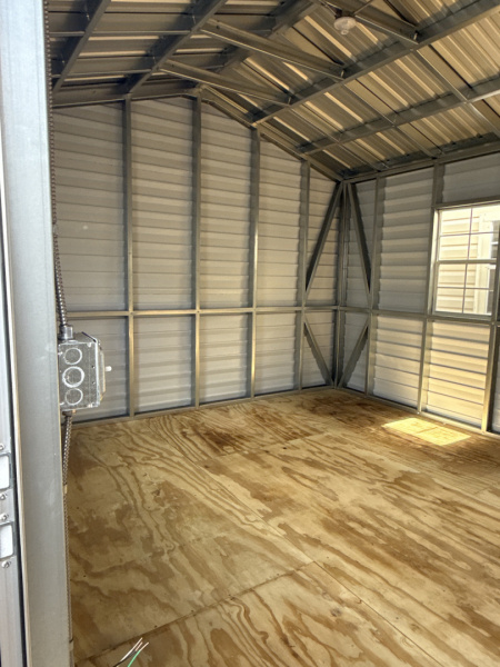 New 2026 Lark 12X24 LAPSIDER GARAGE Steel Frame Shed