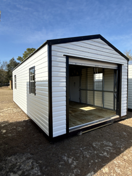 New 2026 Lark 12X24 LAPSIDER GARAGE Steel Frame Shed
