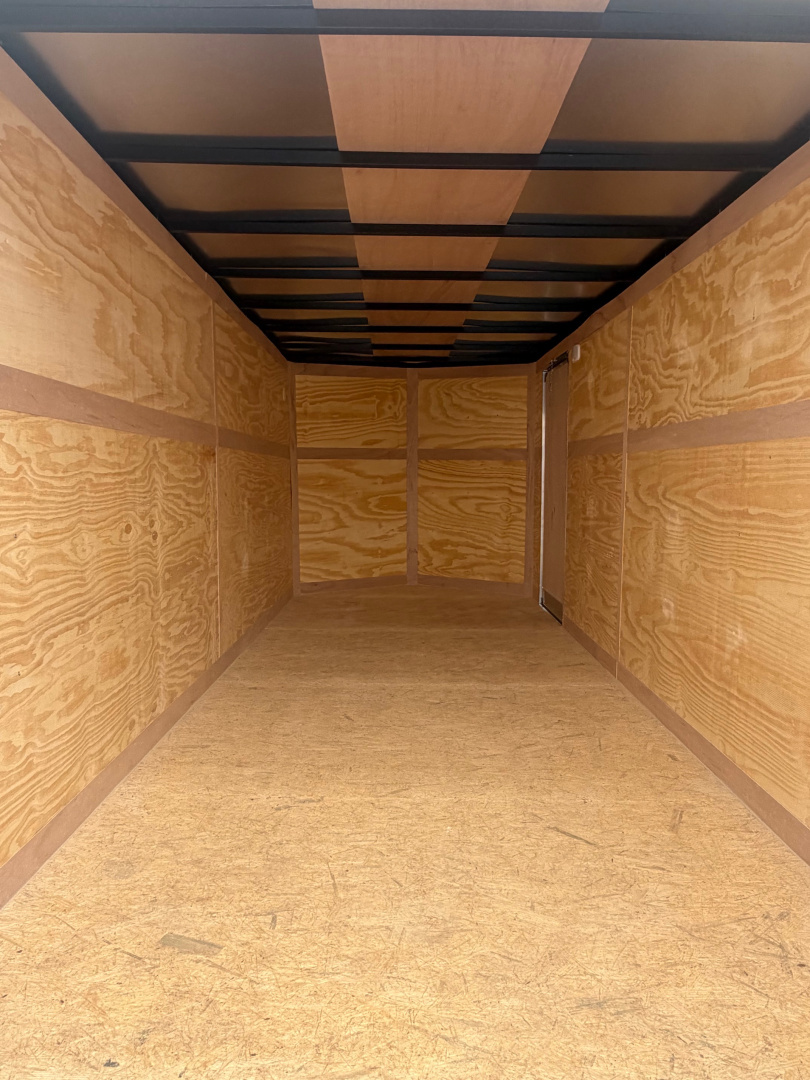 New 2026 7 x 16 Cross Enclosed Trailer with 6ftc6in interior Double Barn Doors