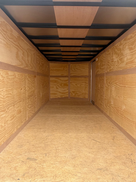 New 2026 7 x 16 Cross Enclosed Trailer with 6ftc6in interior Double Barn Doors