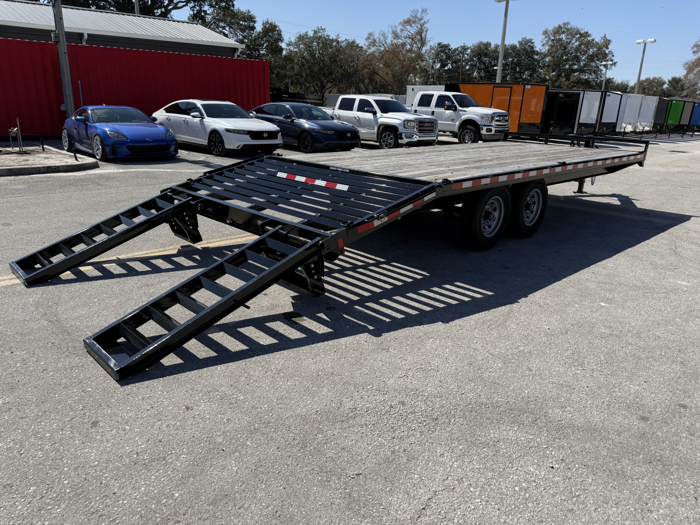 New 2025 Sure-Trac 8.5X18+4 15K Standard Duty Beavertail Deckover Trailer