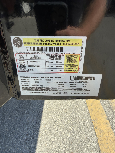 New 2025 Sure-Trac 8.5X18+4 15K Standard Duty Beavertail Deckover Trailer