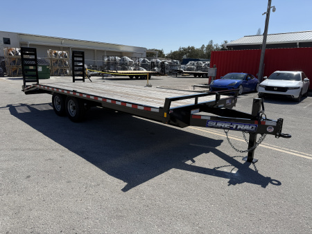 New 2025 Sure-Trac 8.5X18+4 15K Standard Duty Beavertail Deckover Trailer