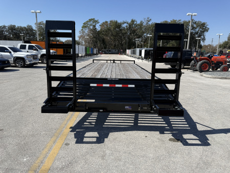 New 2025 Sure-Trac 8.5X18+4 15K Standard Duty Beavertail Deckover Trailer