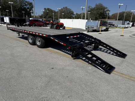 New 2025 Sure-Trac 8.5X18+4 15K Standard Duty Beavertail Deckover Trailer